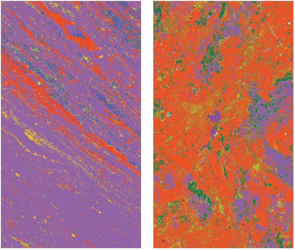 Карбонатитовая порода крупнейшего редкоземельного месторождения Bayan Obo (Китай)