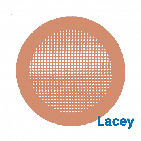 Медные сетки, 300 mesh, Lacey углерод/формвар, 25 шт./уп.