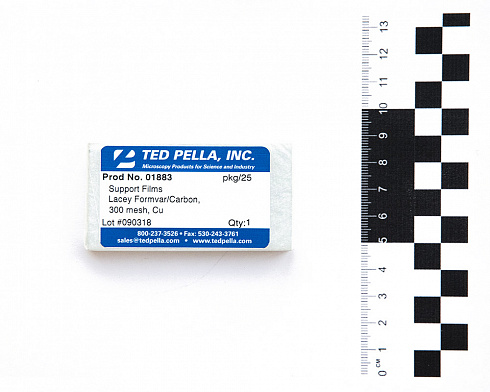 Медные сетки, 300 mesh, Lacey формвар/углерод, 25 шт./уп.