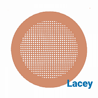 Медные сетки, 300 mesh, Lacey формвар/углерод, 25 шт./уп.