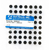 Двухсторонние электропроводящие углеродные диски диаметром 6 мм, 112 шт./уп.