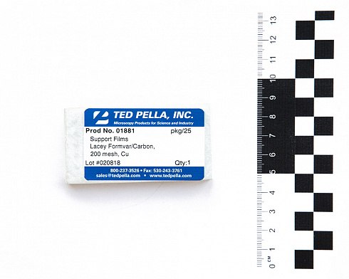 Медные сетки, 200 mesh, Lacey формвар/углерод, 25 шт./уп.