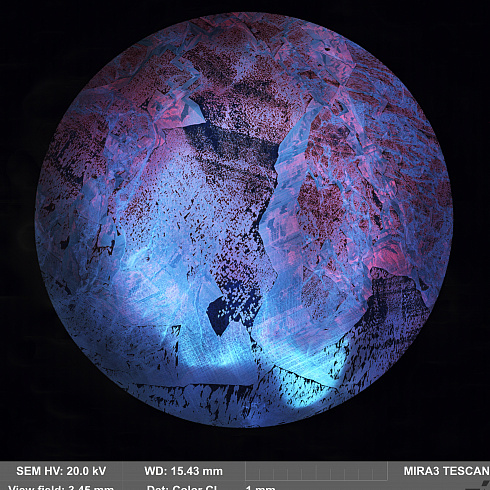 Бриллиант. Катодолюминесценция