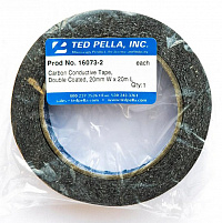 Двухсторонний электропроводящий углеродный скотч шириной 20 мм
